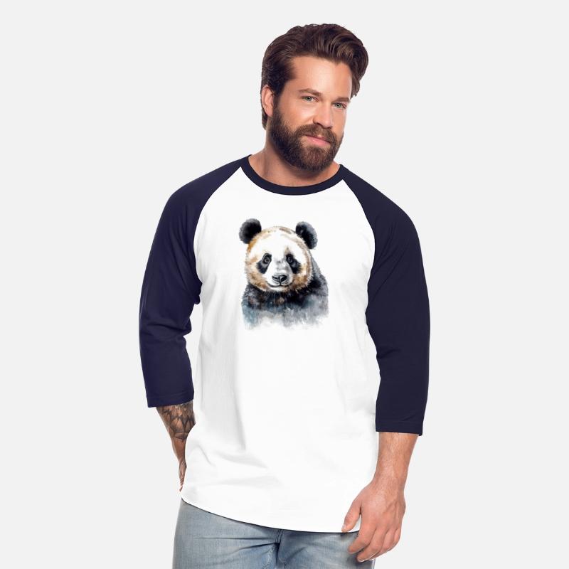 Giant Panda Aesthetic Watercolor Painting Portrait
