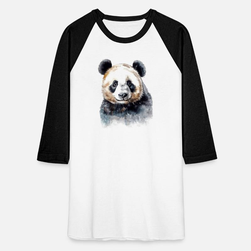 Giant Panda Aesthetic Watercolor Painting Portrait