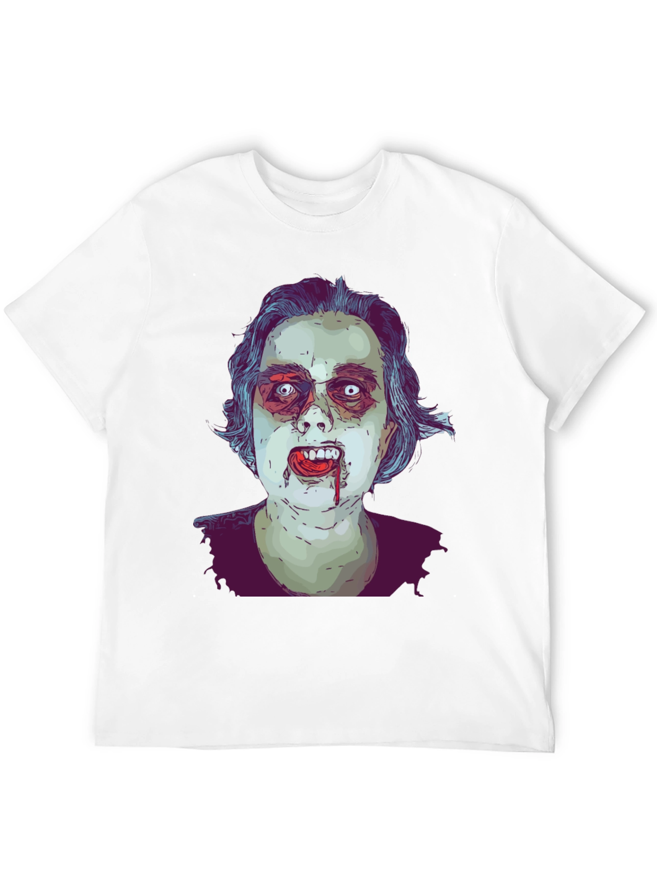 Zombie Graphic Tee - Horror Style T-Shirt