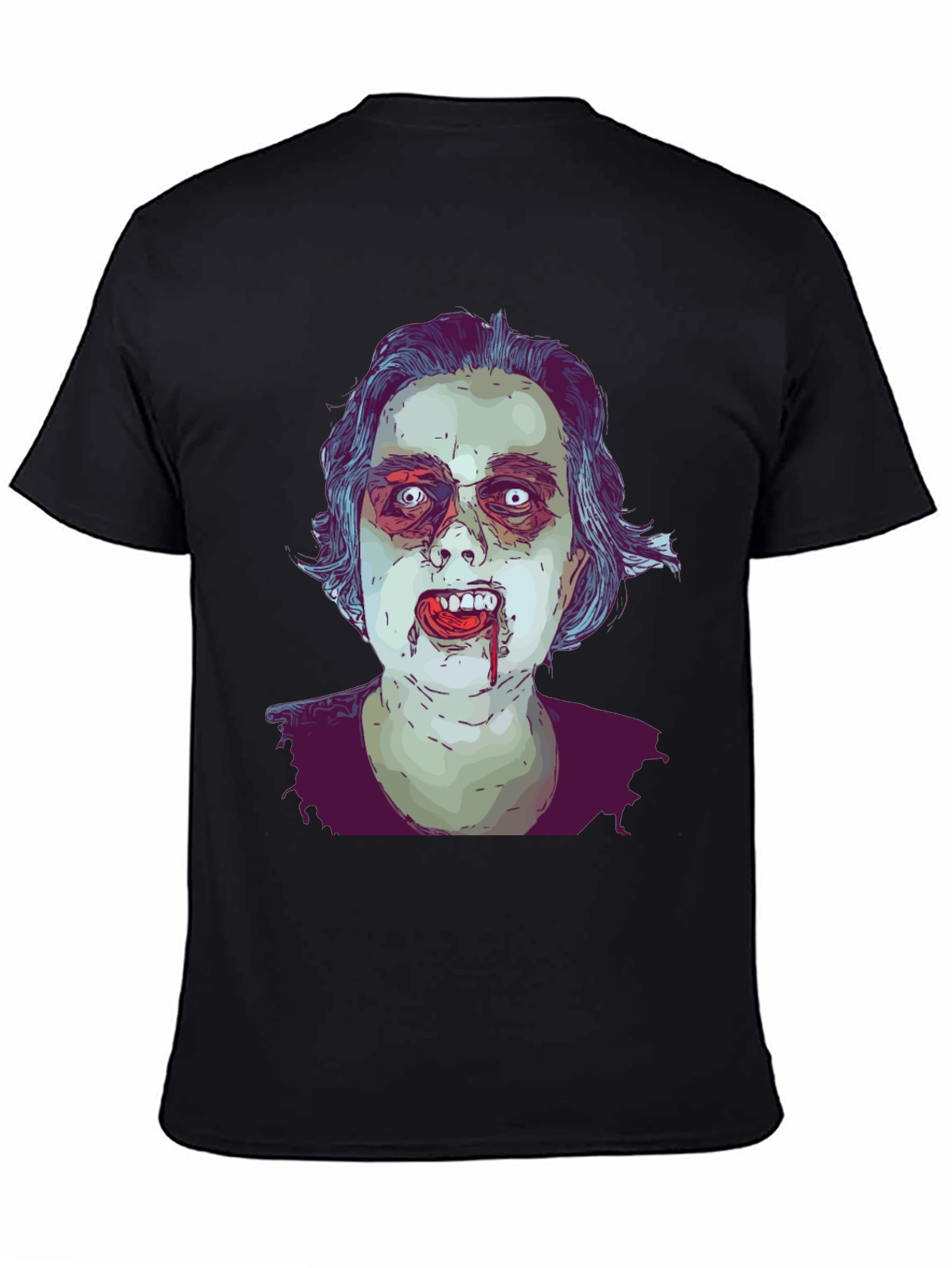 Zombie Graphic Tee - Horror Style T-Shirt