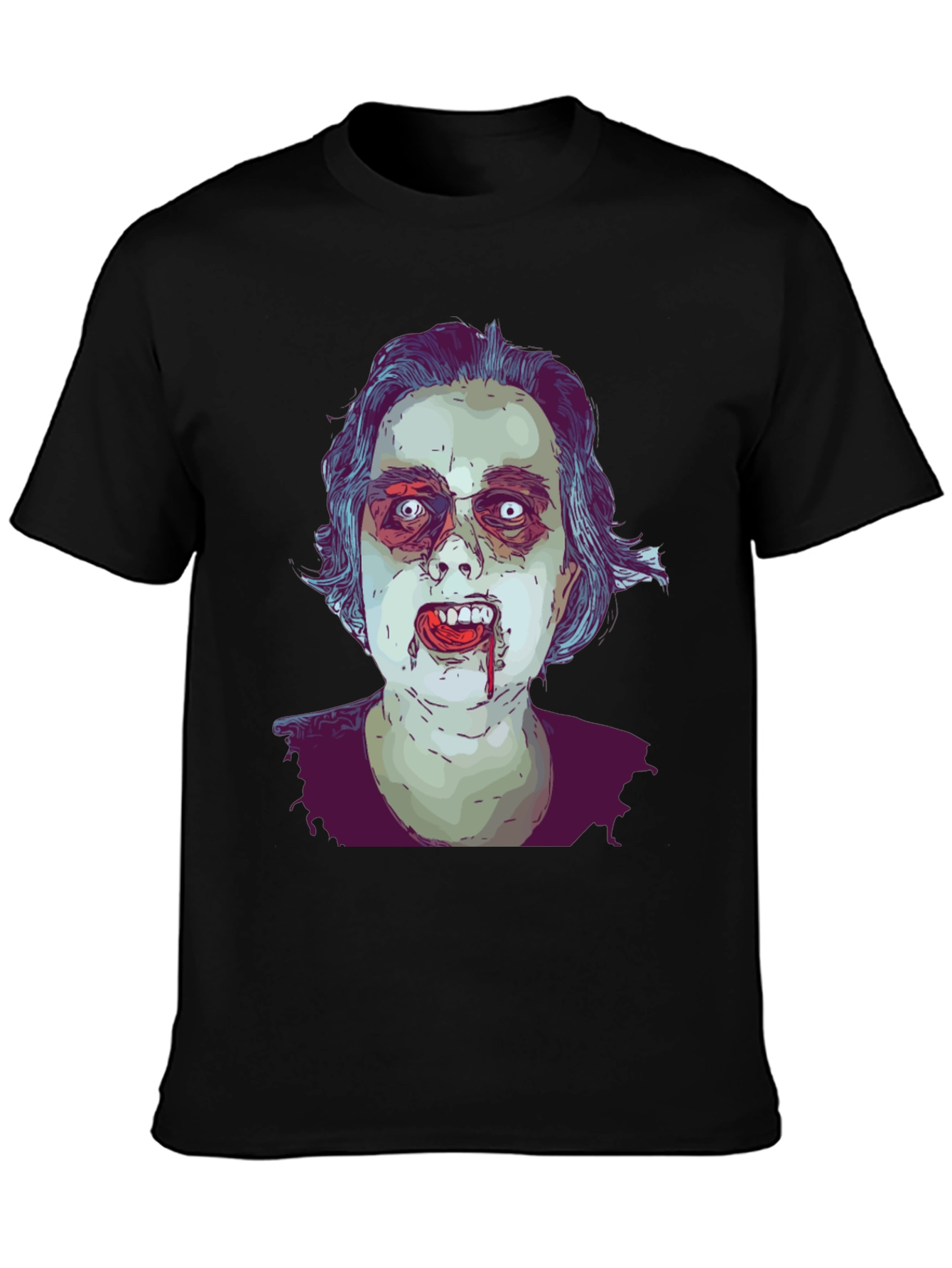 Zombie Graphic Tee - Horror Style T-Shirt
