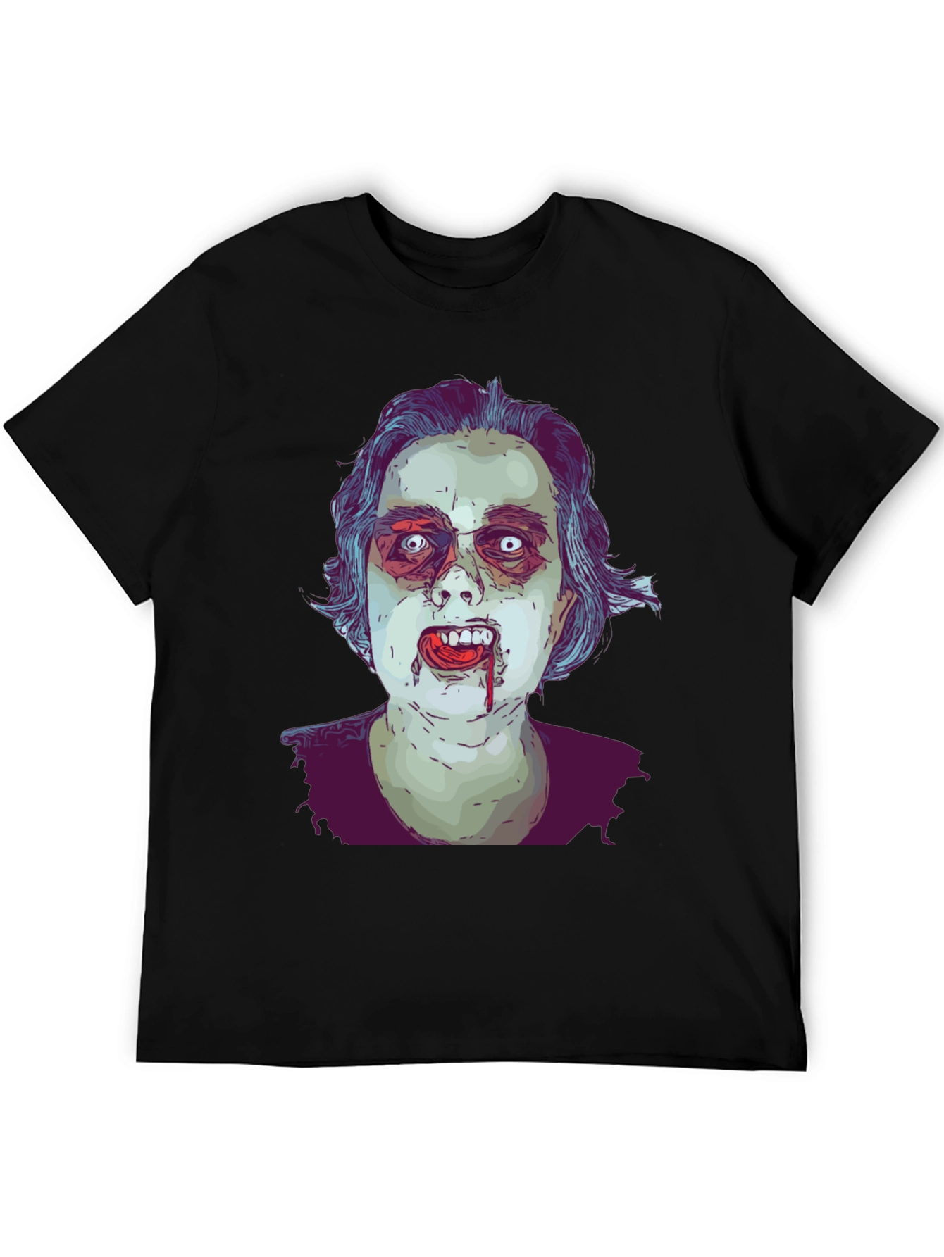 Zombie Graphic Tee - Horror Style T-Shirt