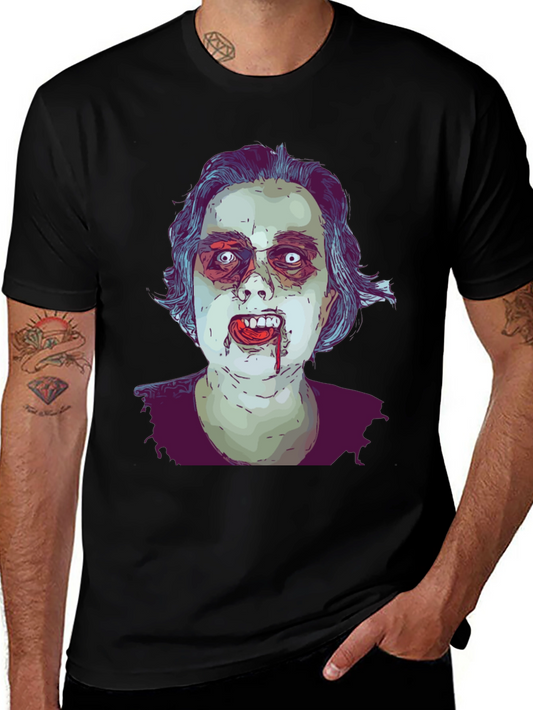 Zombie Graphic Tee - Horror Style T-Shirt