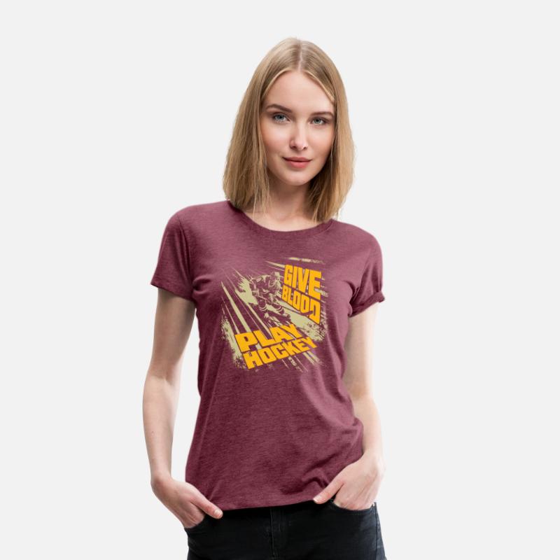 Give Blood Play Hockey Shirt