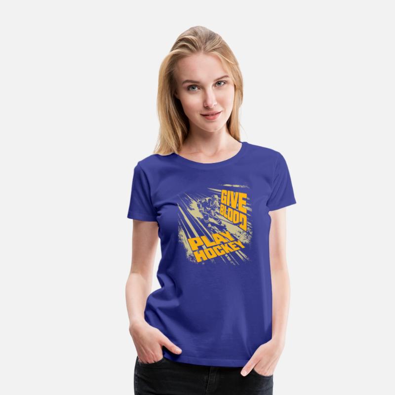 Give Blood Play Hockey Shirt