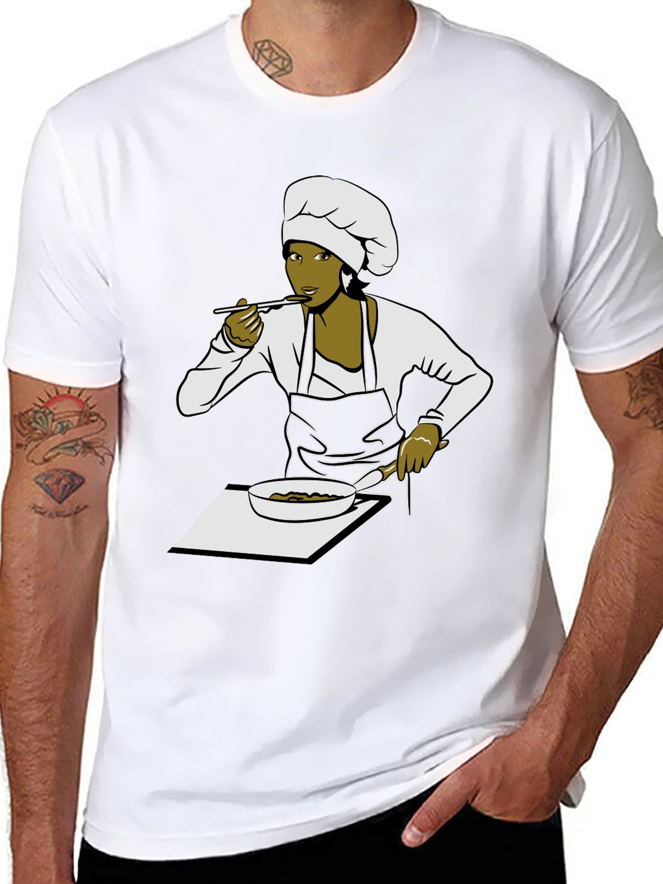 Chef Graphic T-Shirt - Unisex Cook Design Tee