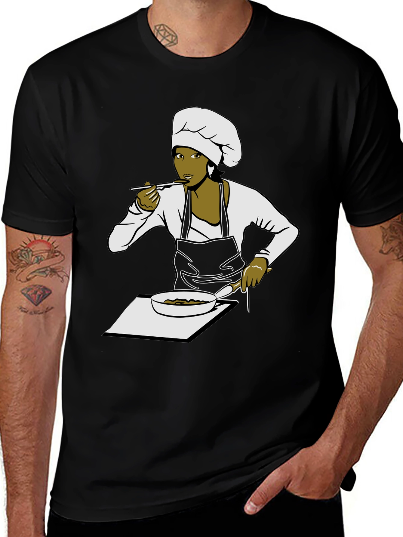 Chef Graphic T-Shirt - Unisex Cook Design Tee