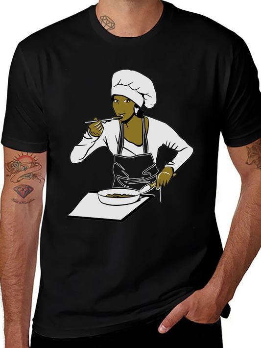 Chef Graphic T-Shirt - Unisex Cook Design Tee
