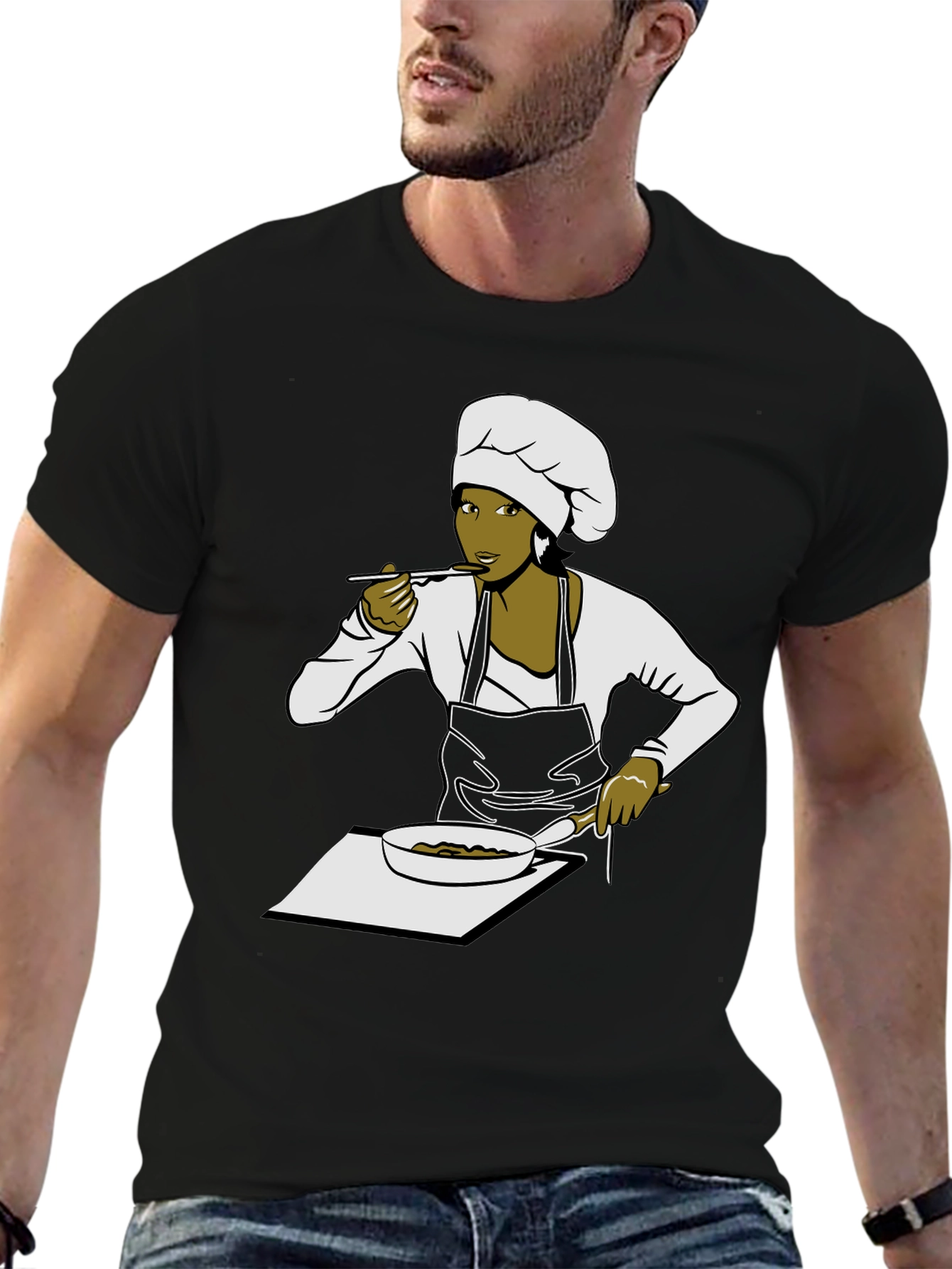 Chef Graphic T-Shirt - Unisex Cook Design Tee