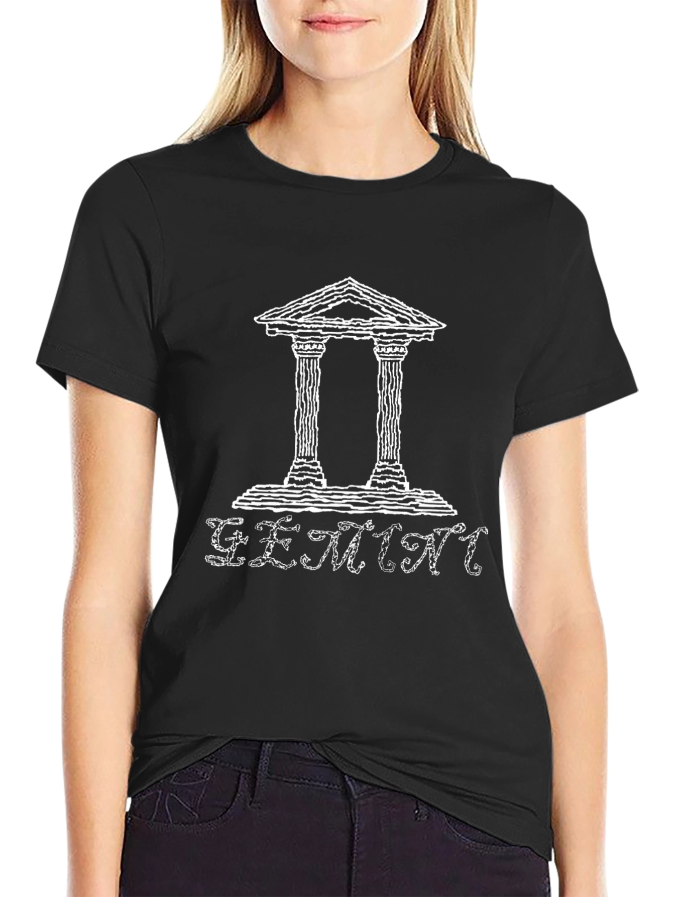 Gemini Zodiac Black T-Shirt - Stylish & Unique Design