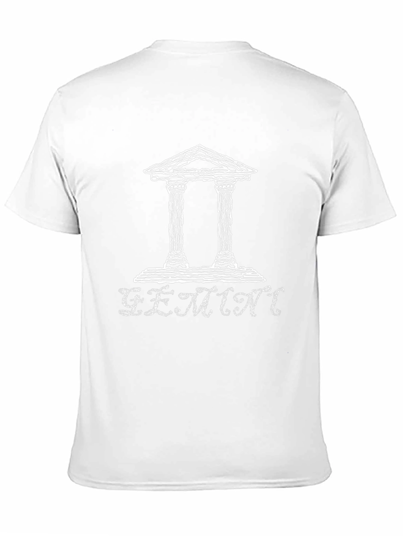 Gemini Zodiac Black T-Shirt - Stylish & Unique Design