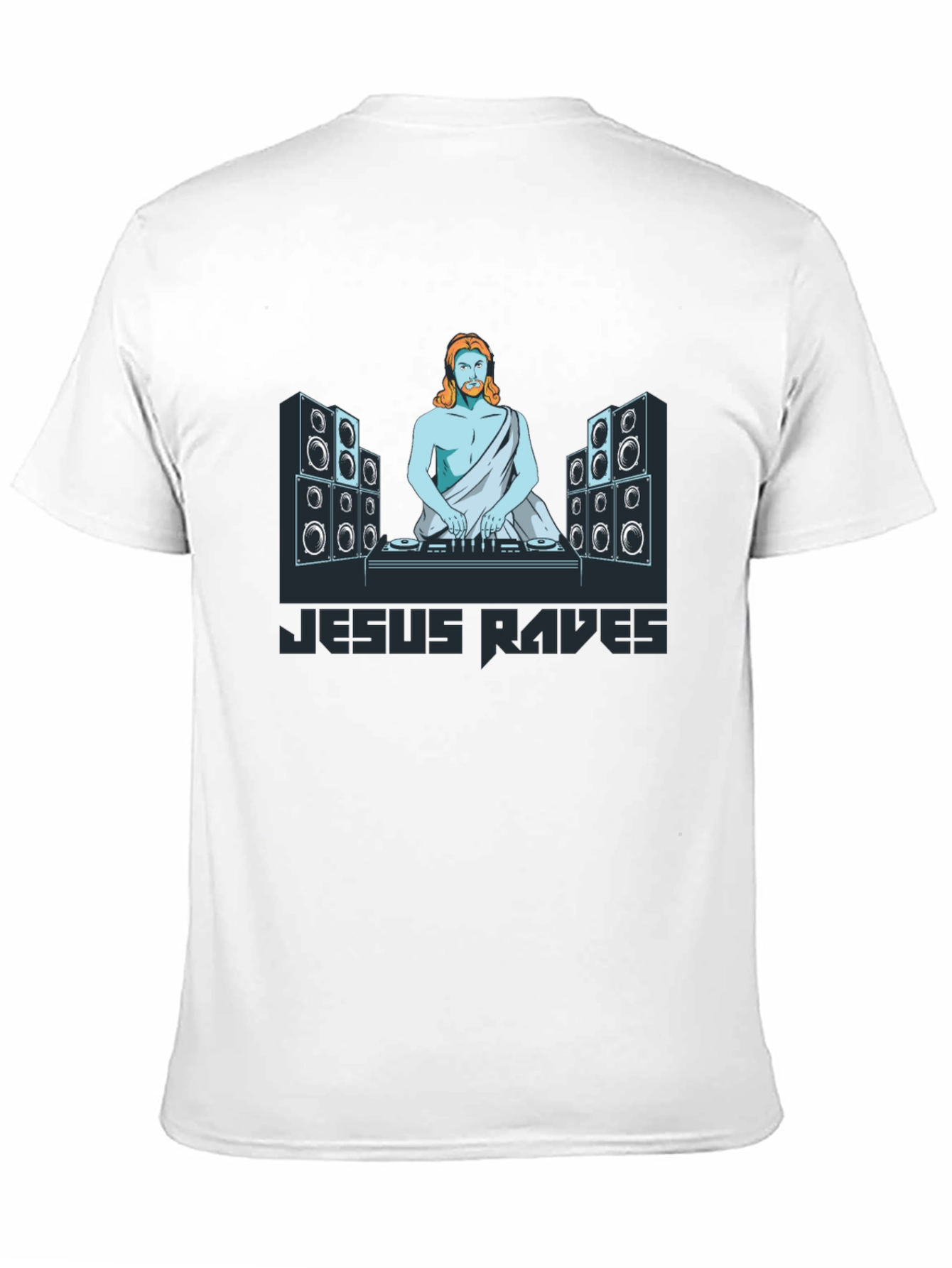 Jesus Raves Black T-Shirt
