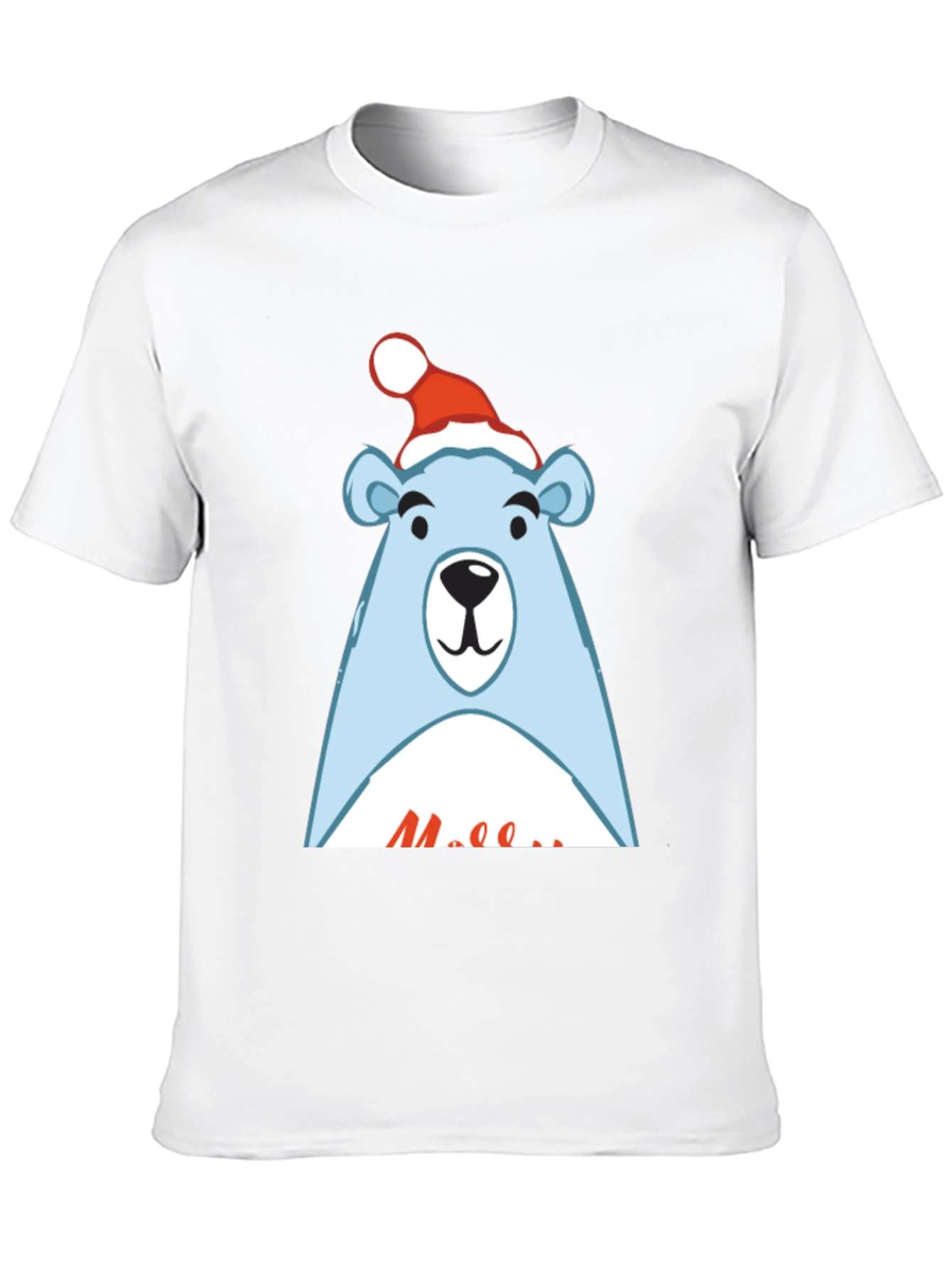 Festive Bear Graphic Tee - Holiday Style