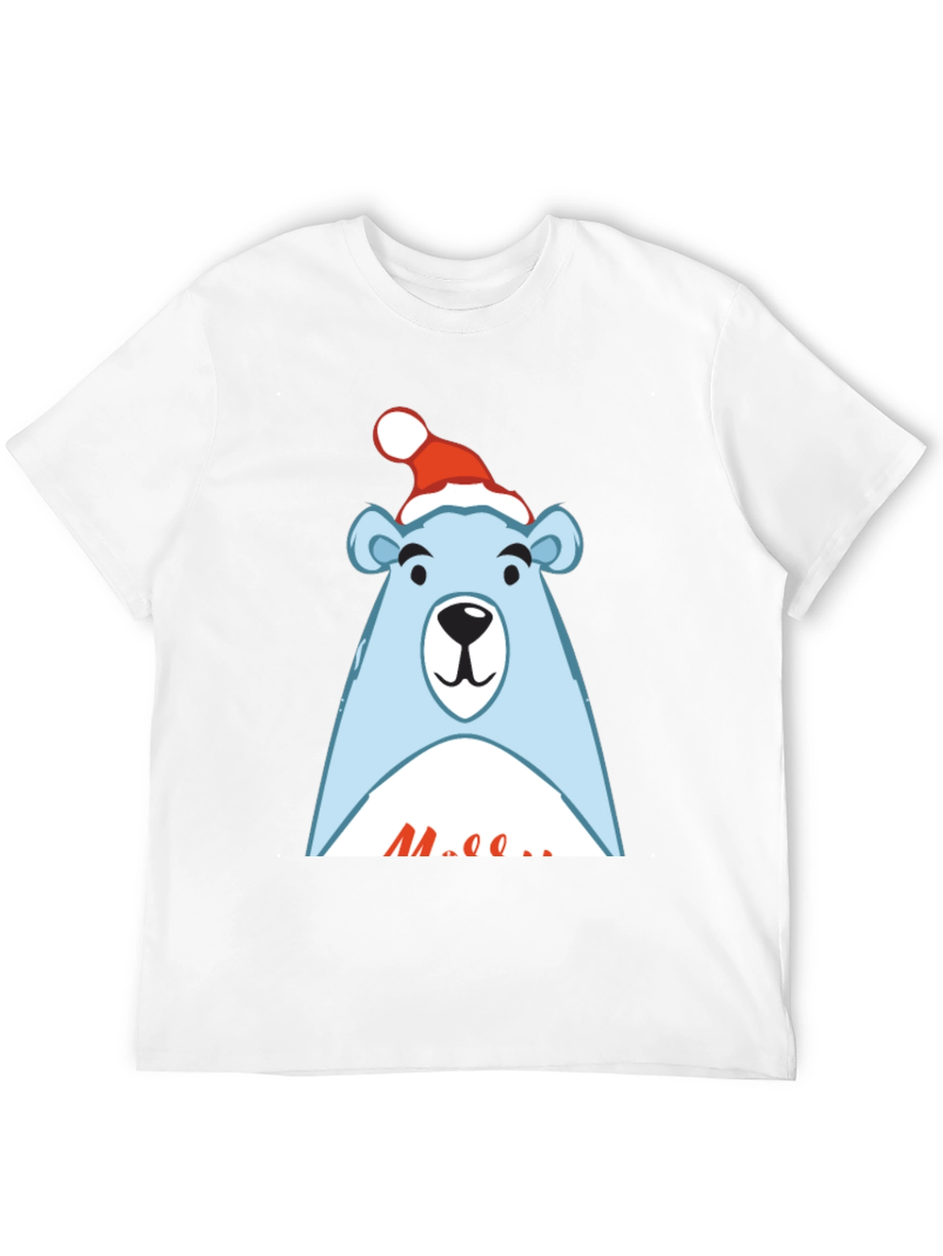 Festive Bear Graphic Tee - Holiday Style