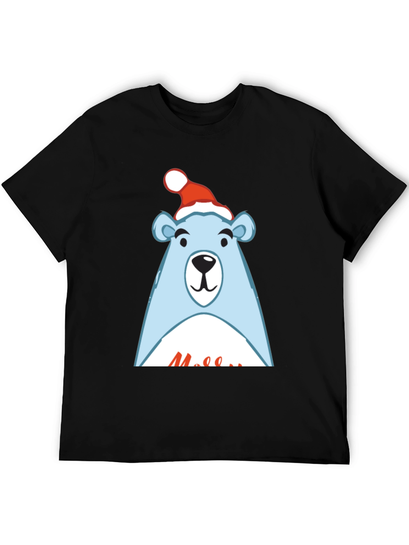 Festive Bear Graphic Tee - Holiday Style