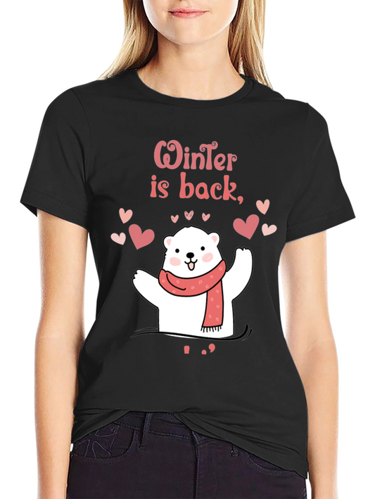 Winter Is Back Polar Bear T-Shirt