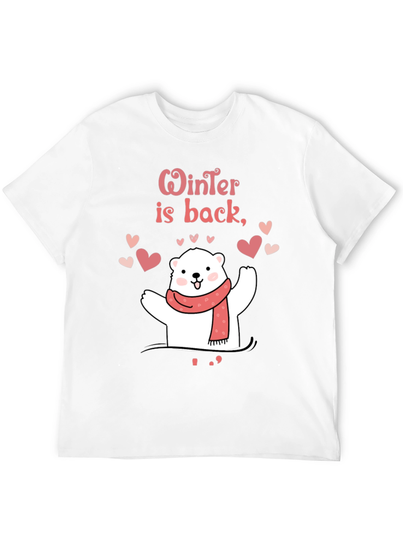 Winter Is Back Polar Bear T-Shirt