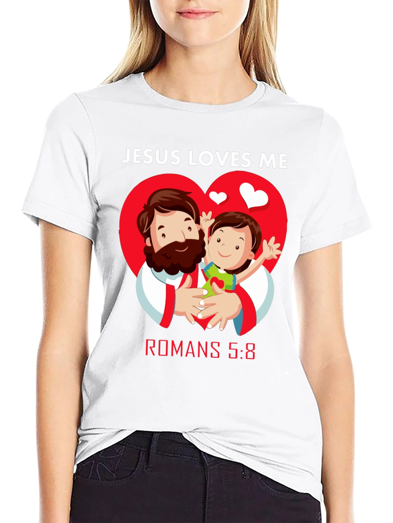 Jesus Loves Me T-Shirt Religious Apparel