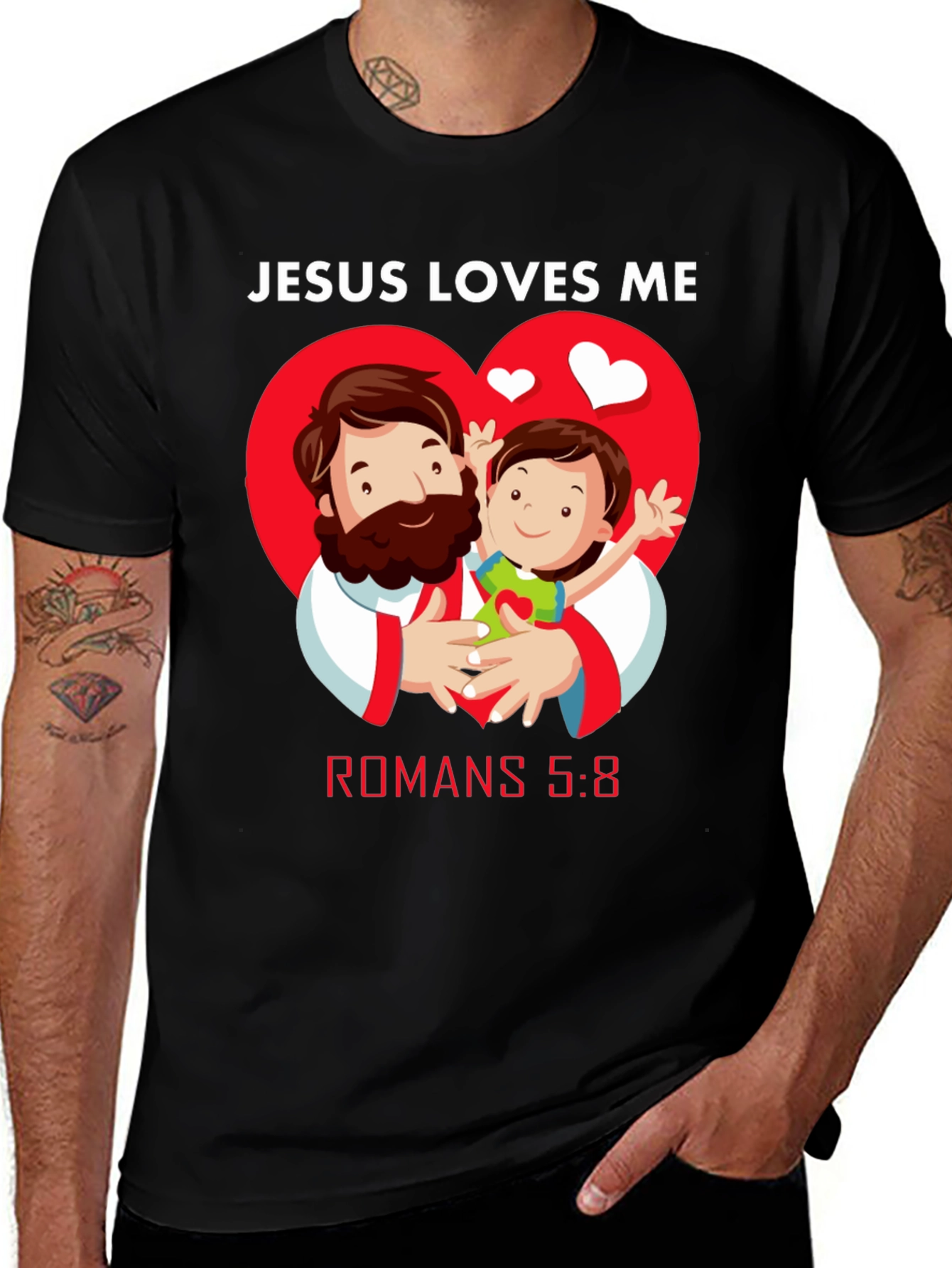 Jesus Loves Me T-Shirt Religious Apparel