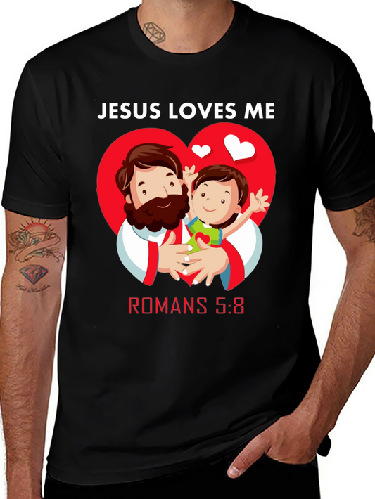 Jesus Loves Me T-Shirt Religious Apparel