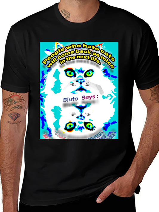 Funny Cat Graphic T-Shirt