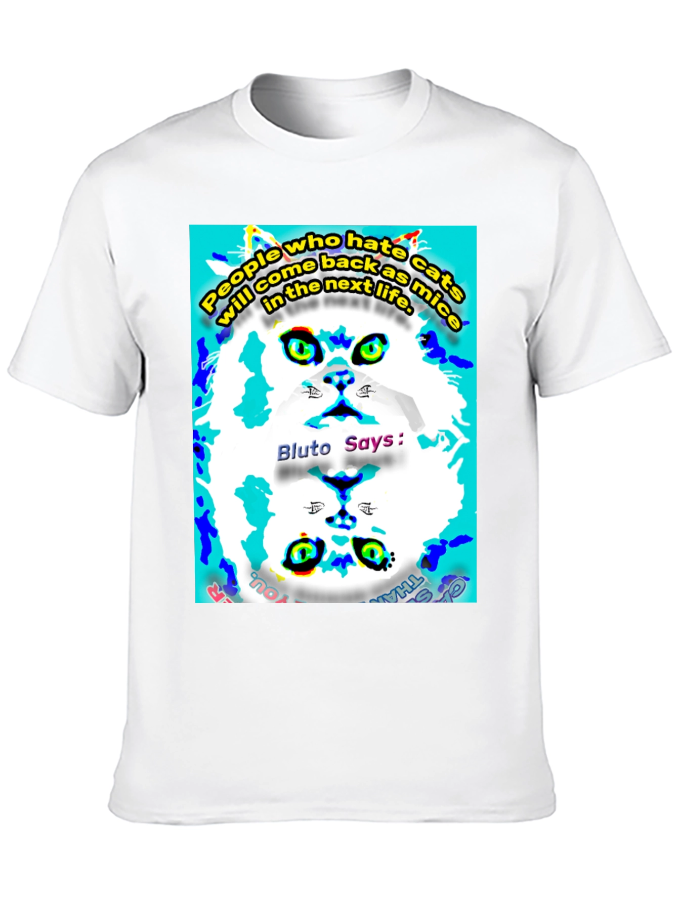 Funny Cat Graphic T-Shirt