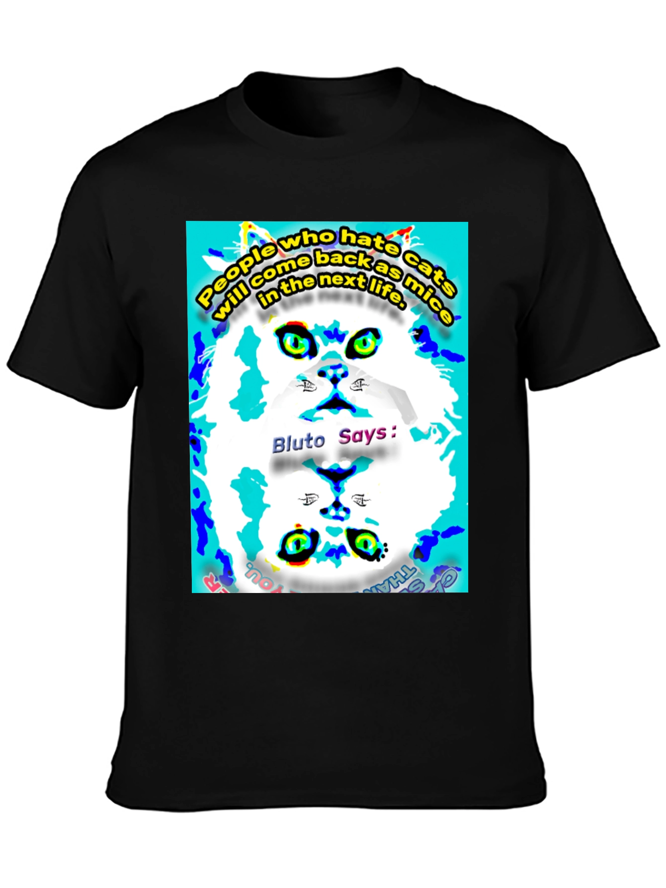 Funny Cat Graphic T-Shirt