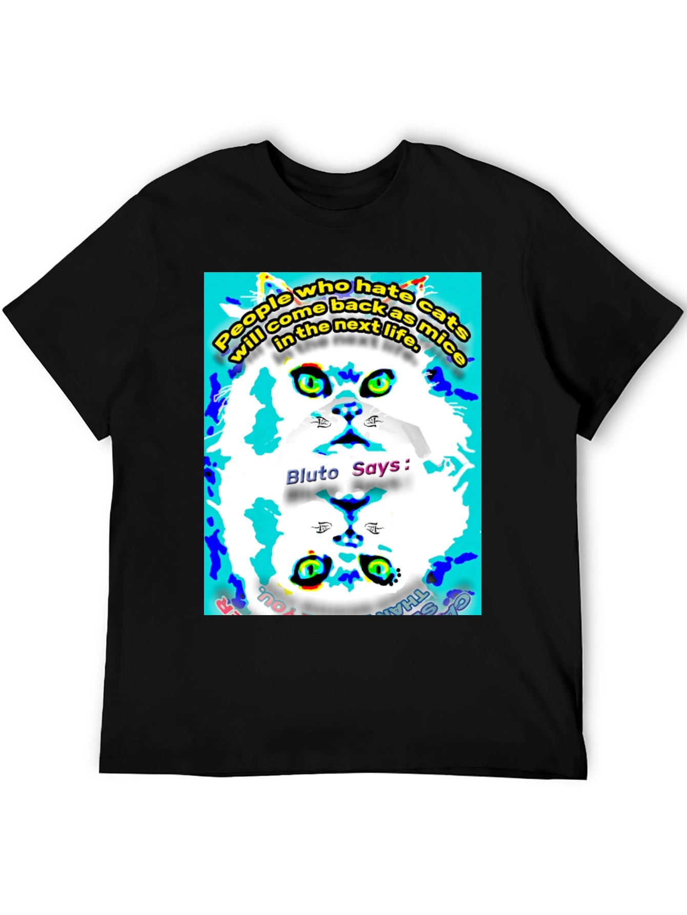 Funny Cat Graphic T-Shirt