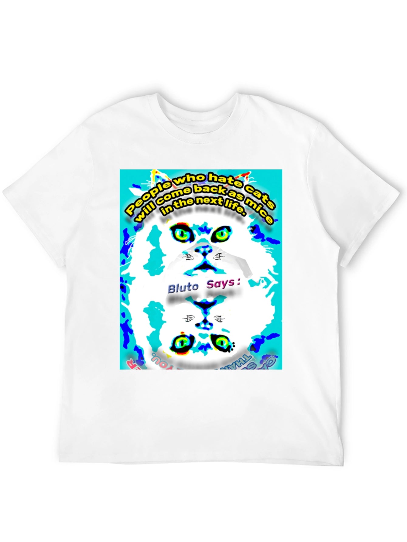 Funny Cat Graphic T-Shirt