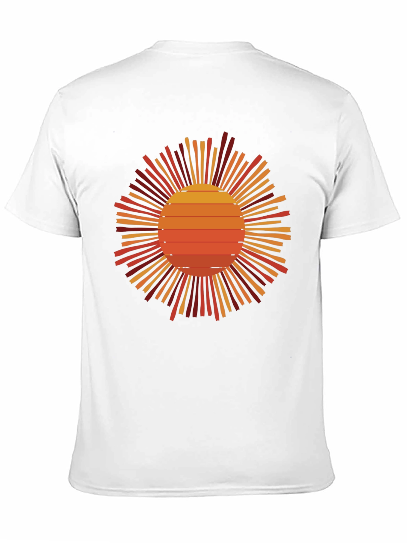 Retro Sunset Graphic Tee - Black