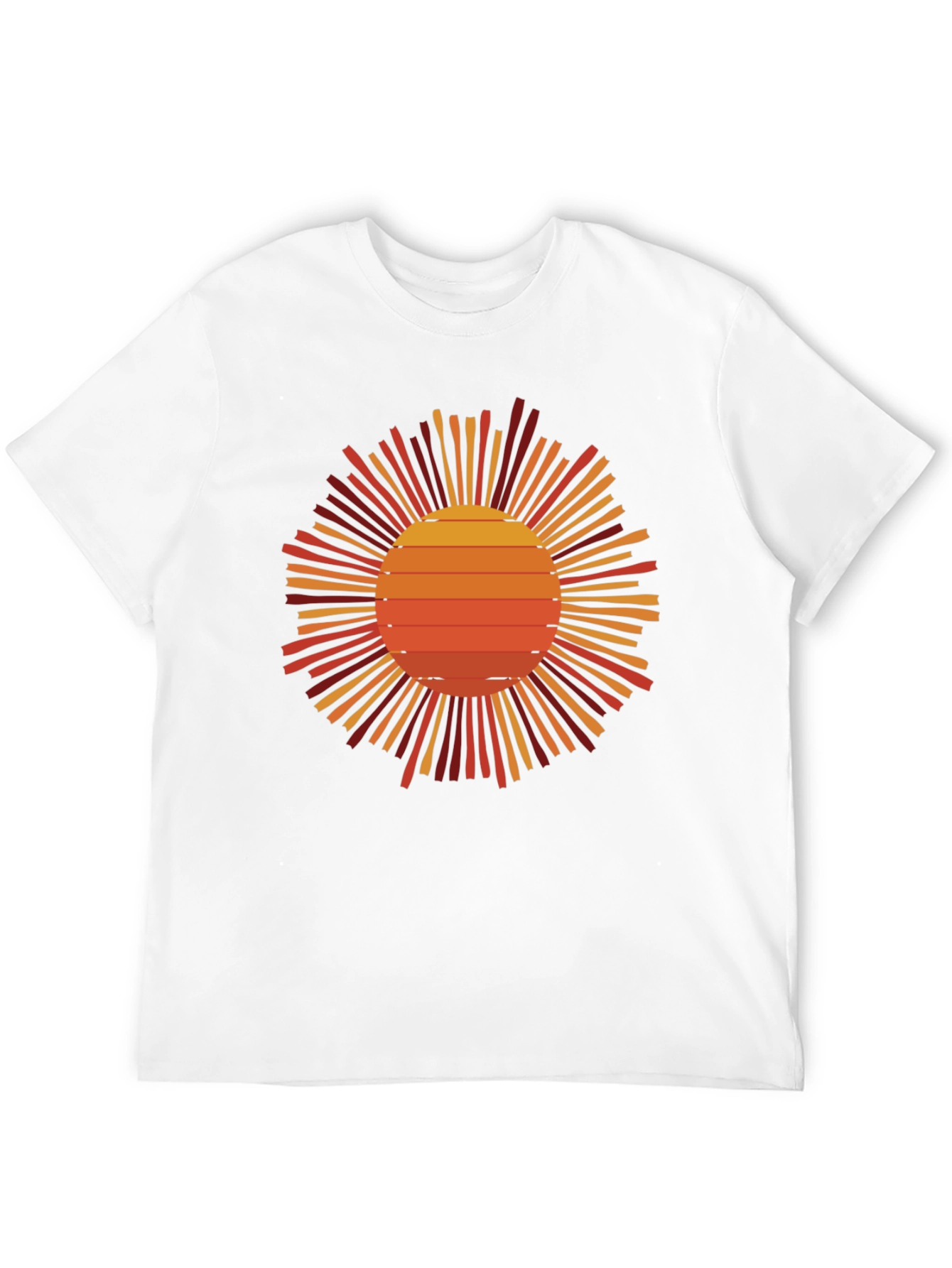 Retro Sunset Graphic Tee - Black