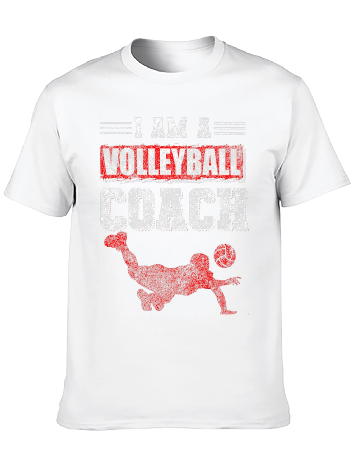 Volleyball Coach Graphic T-Shirt - Sporty Design