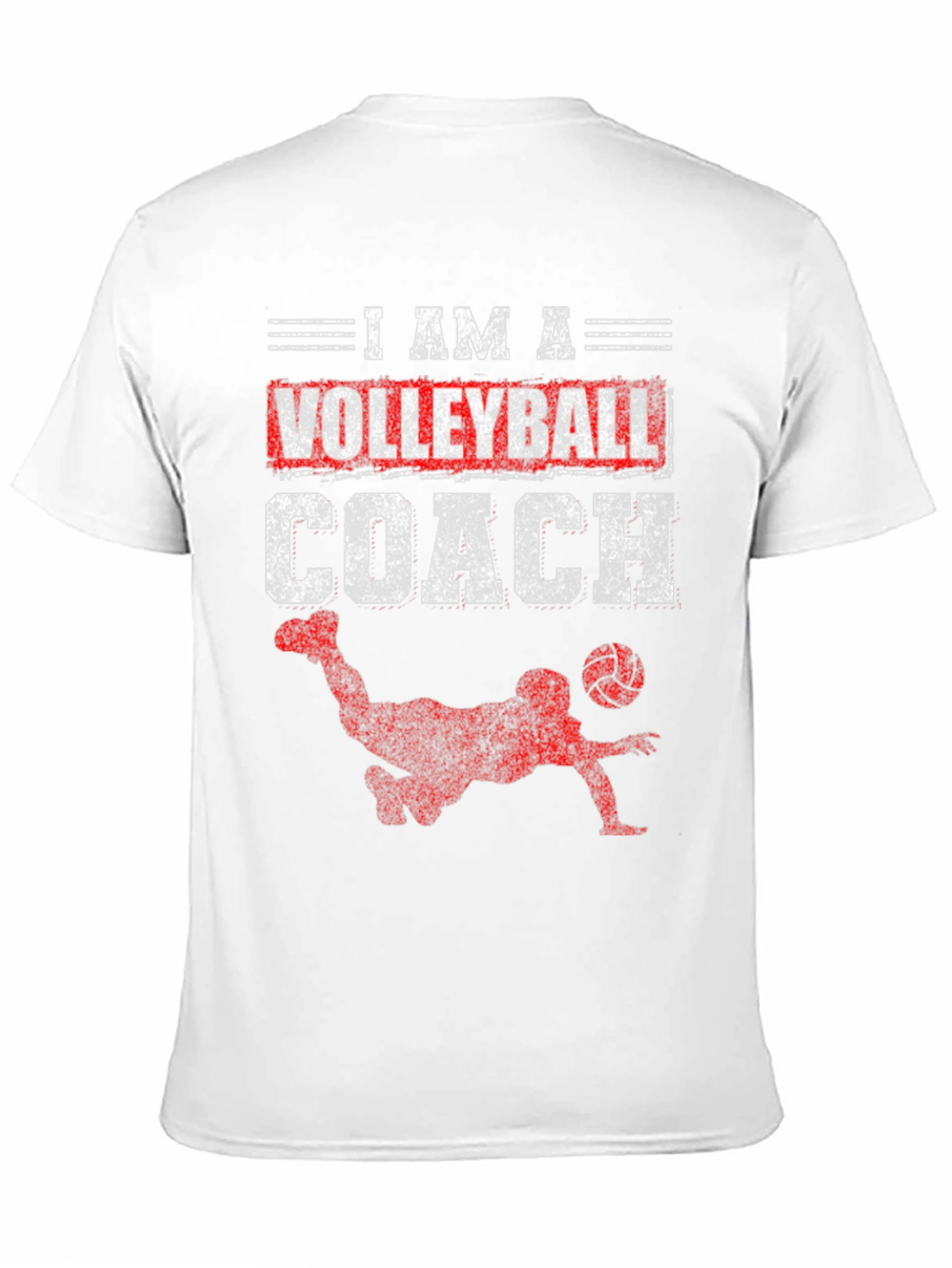 Volleyball Coach Graphic T-Shirt - Sporty Design