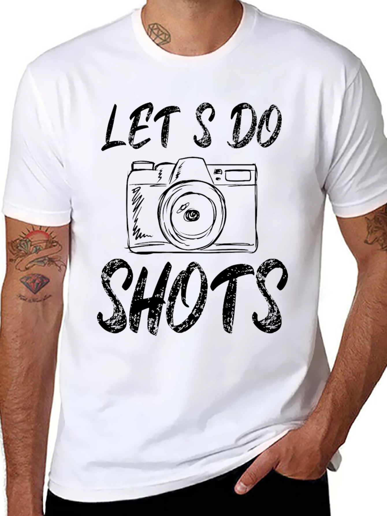 Lets Do Shots T-Shirt - Photography Humor Tee