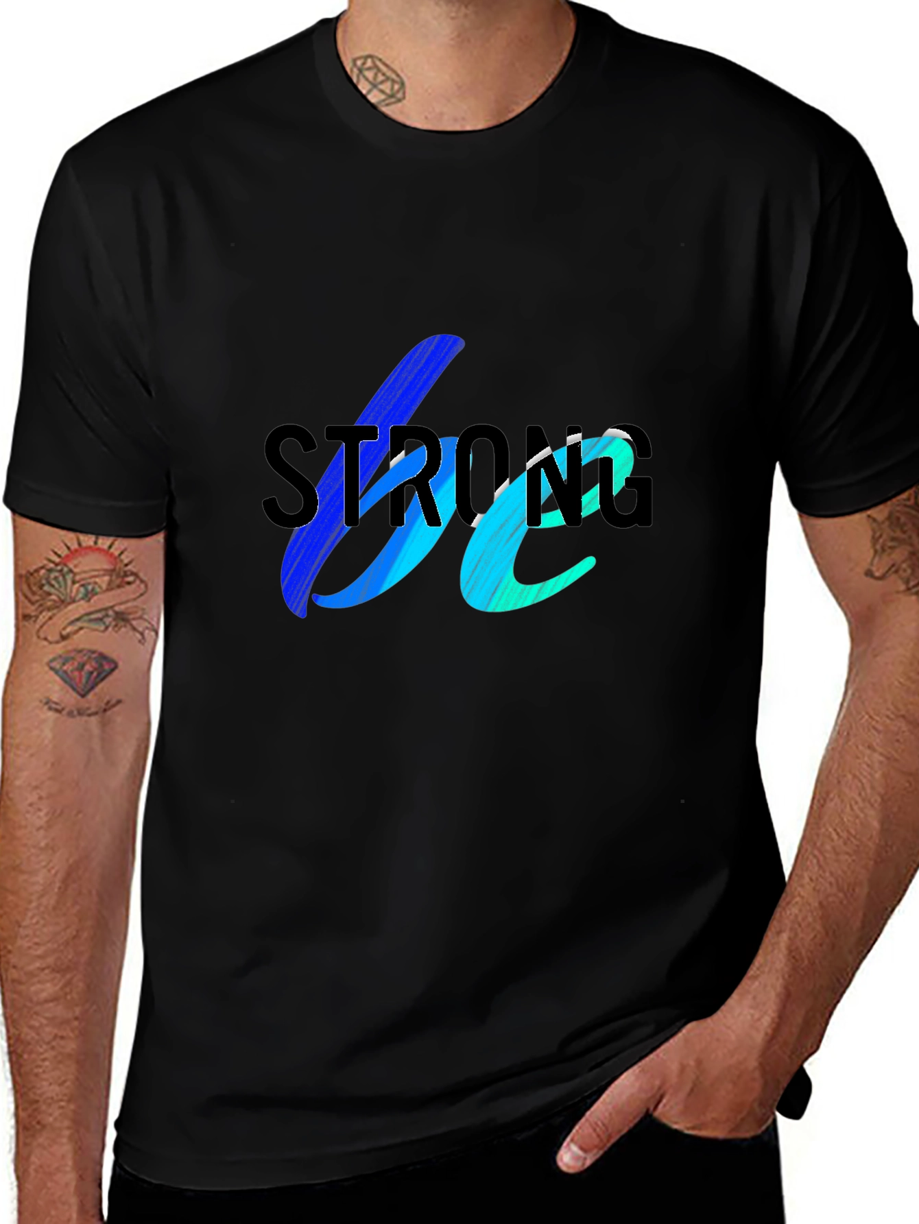 Be Strong Graphic T-Shirt - Bold & Inspiring Design