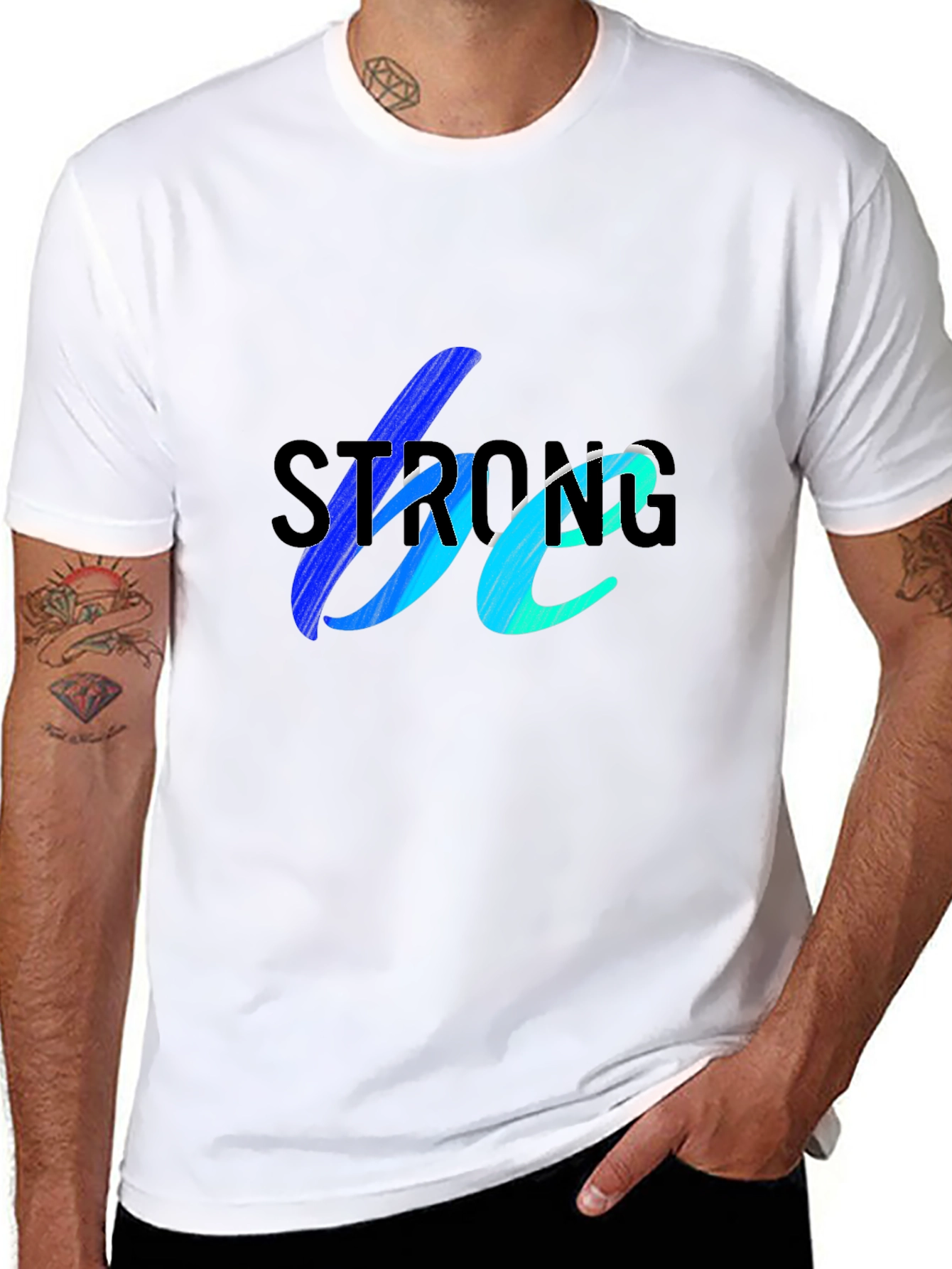 Be Strong Graphic T-Shirt - Bold & Inspiring Design