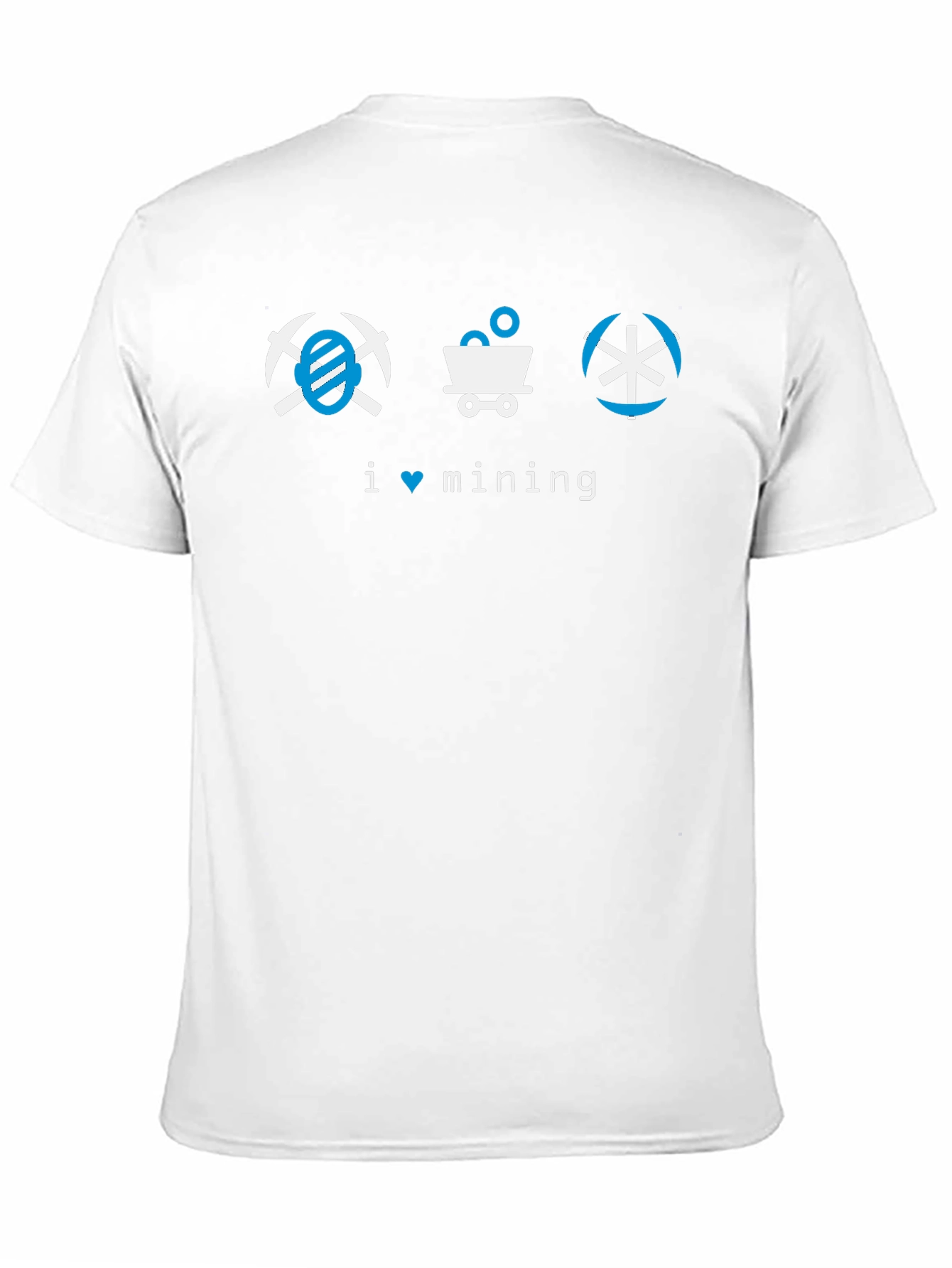 I Love Mining Black Graphic T-Shirt