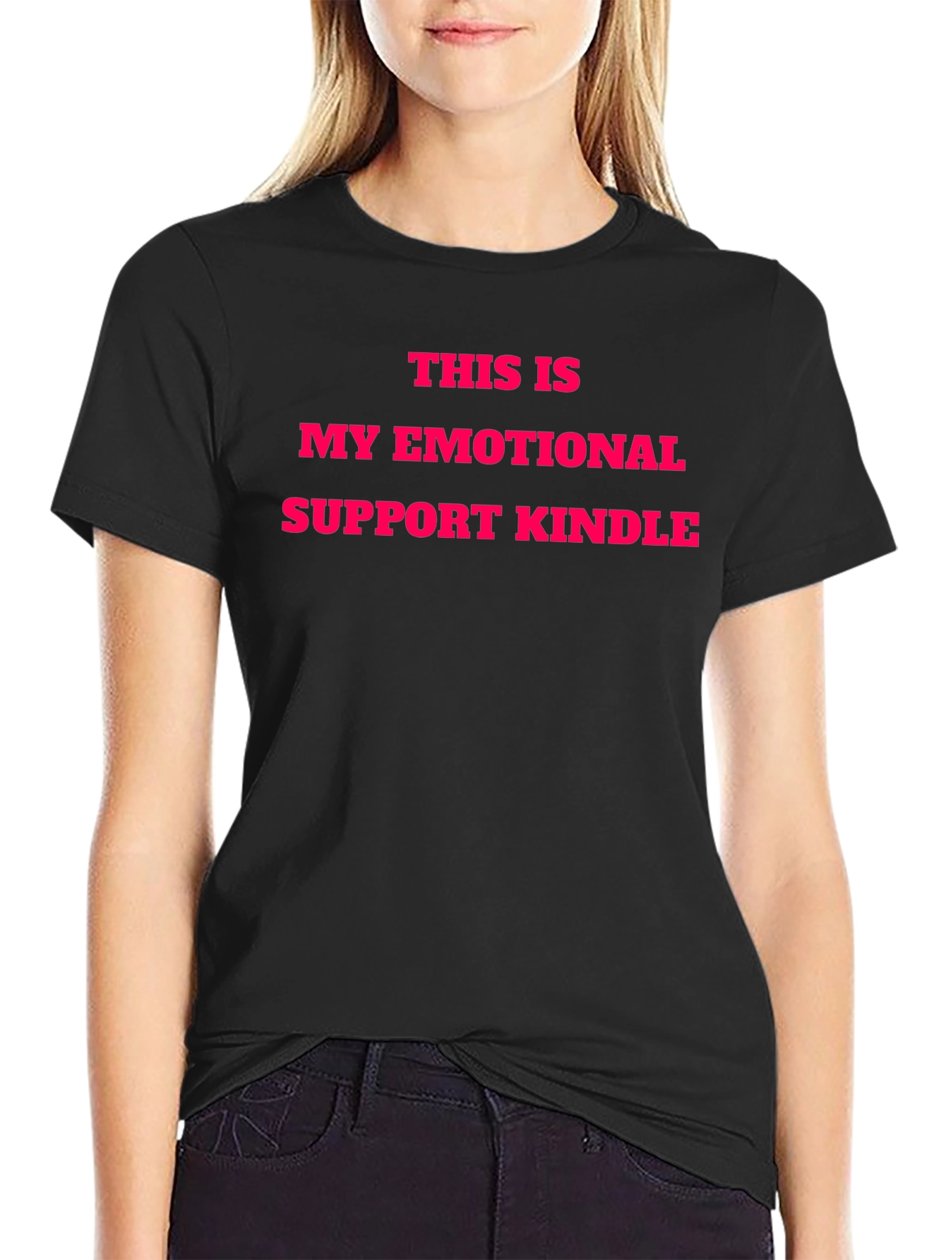 Emotional Support Kindle T-Shirt