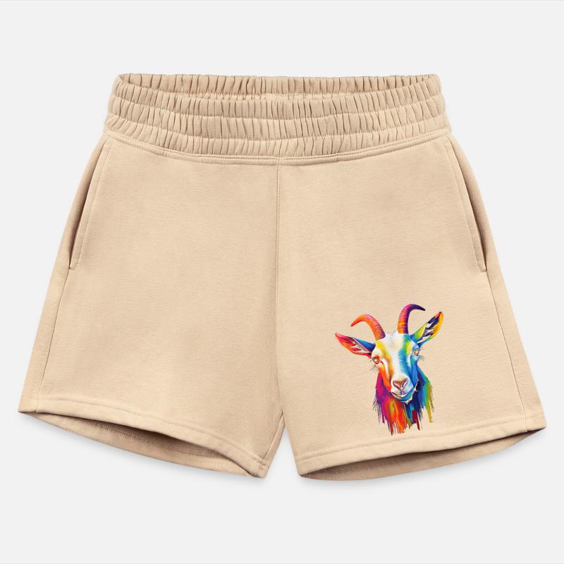 Goat Colorful Animal Illustration