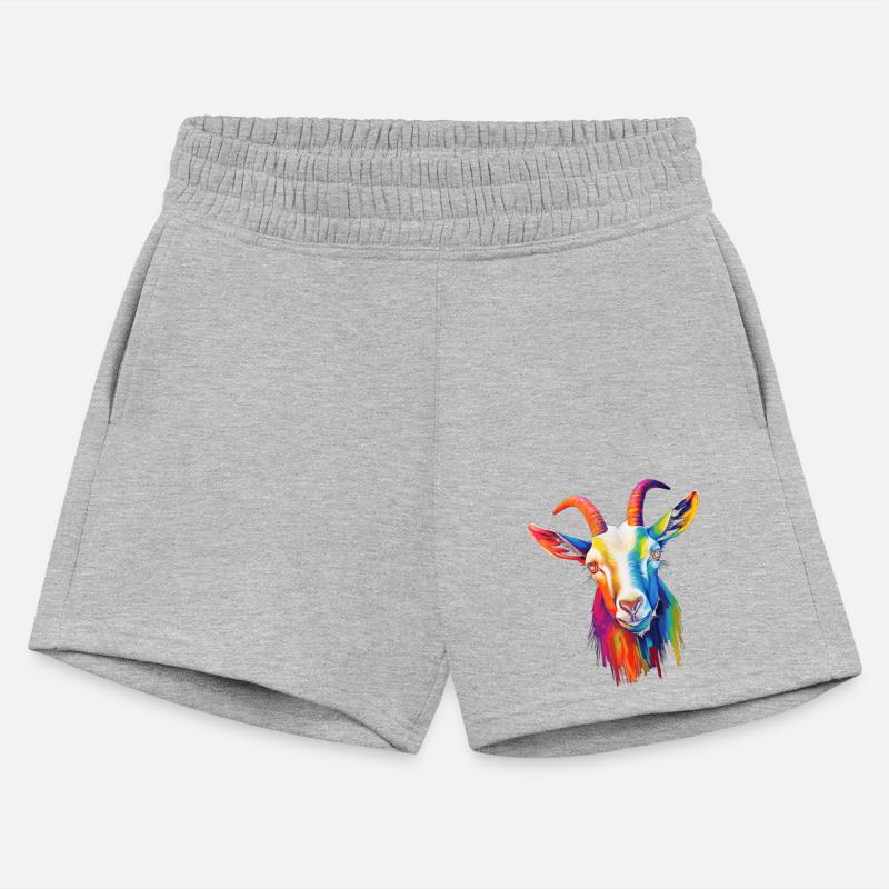 Goat Colorful Animal Illustration