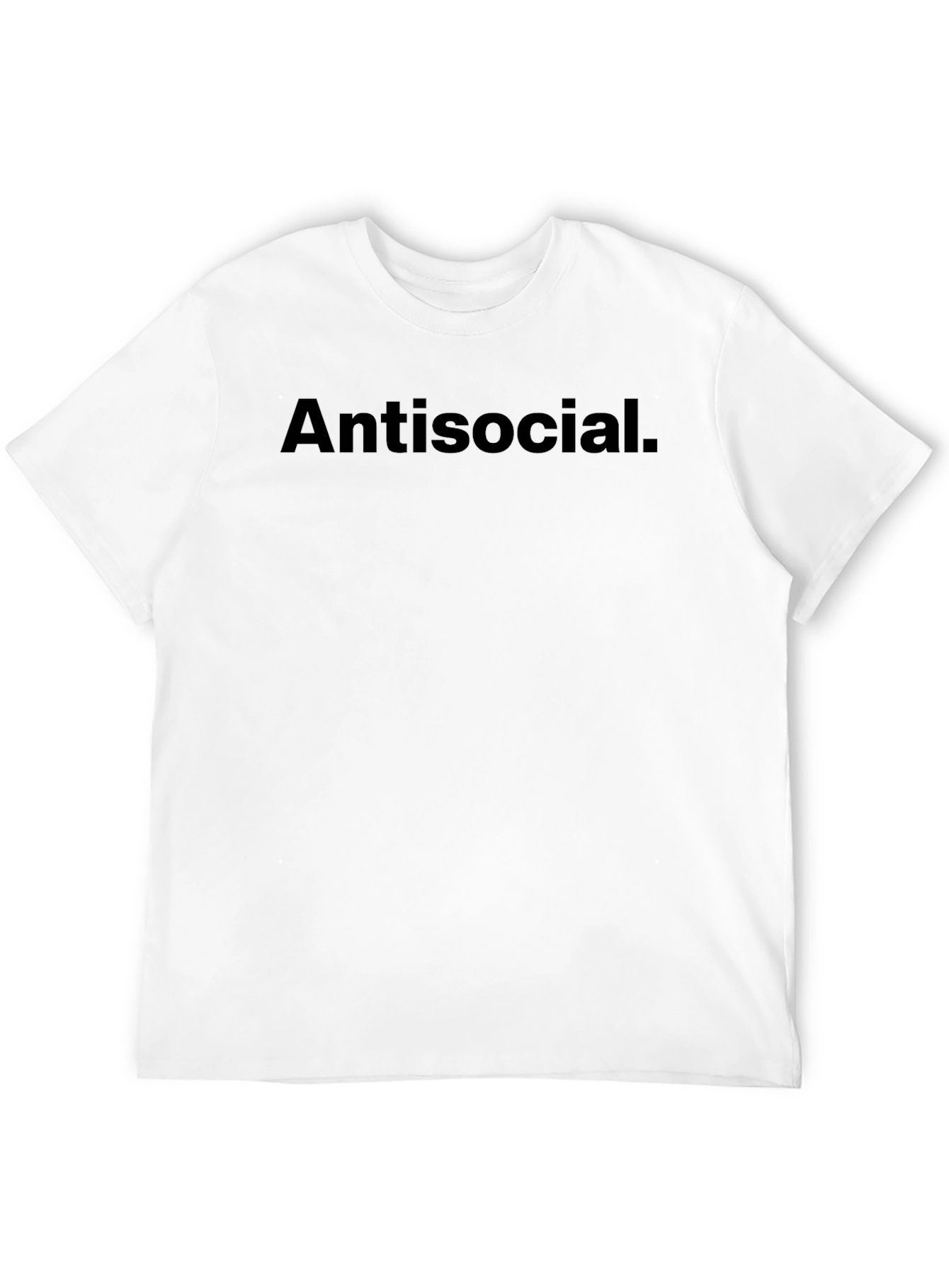 Antisocial Graphic Print T-Shirt - Mens Fashion