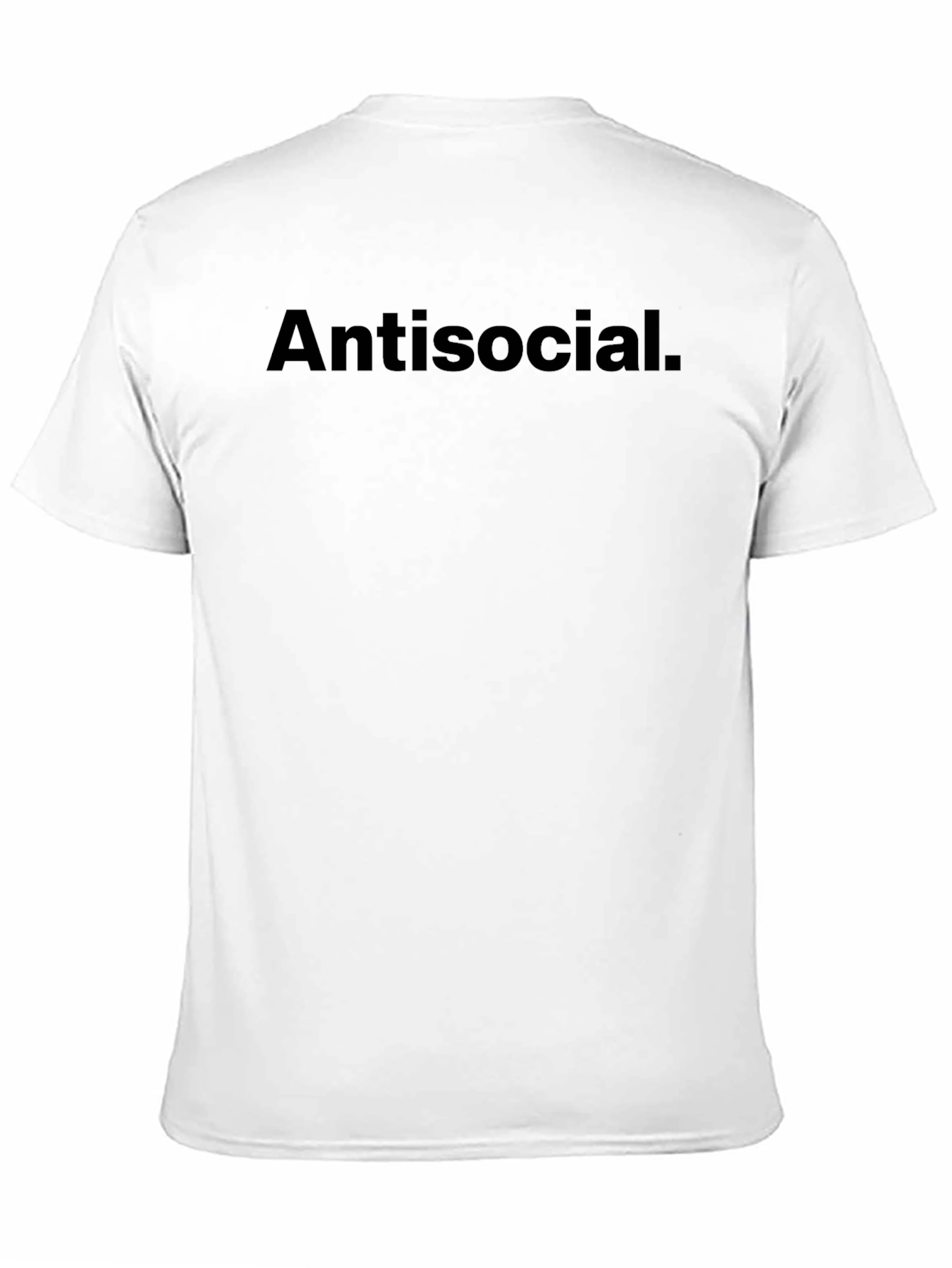 Antisocial Graphic Print T-Shirt - Mens Fashion