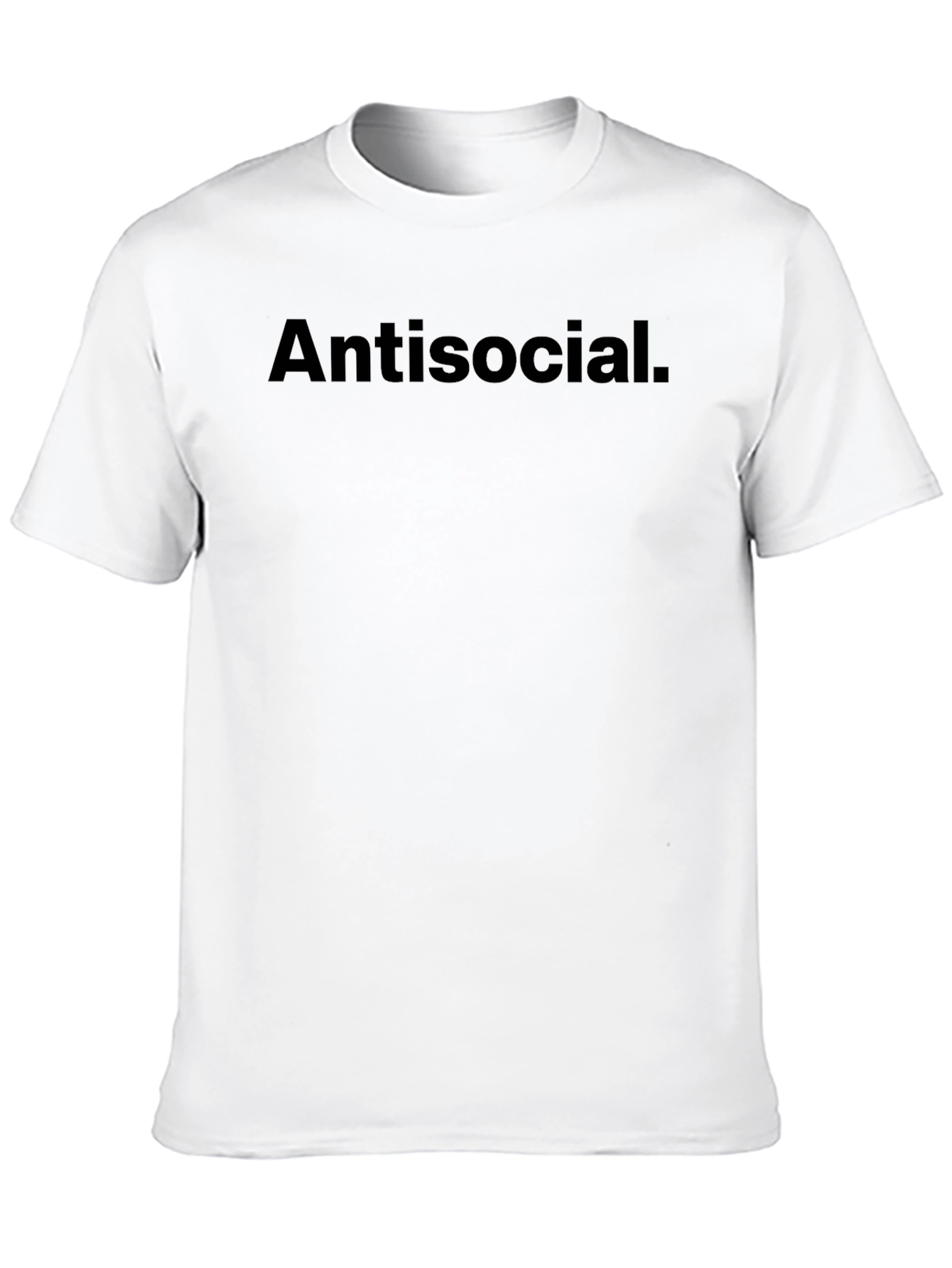 Antisocial Graphic Print T-Shirt - Mens Fashion