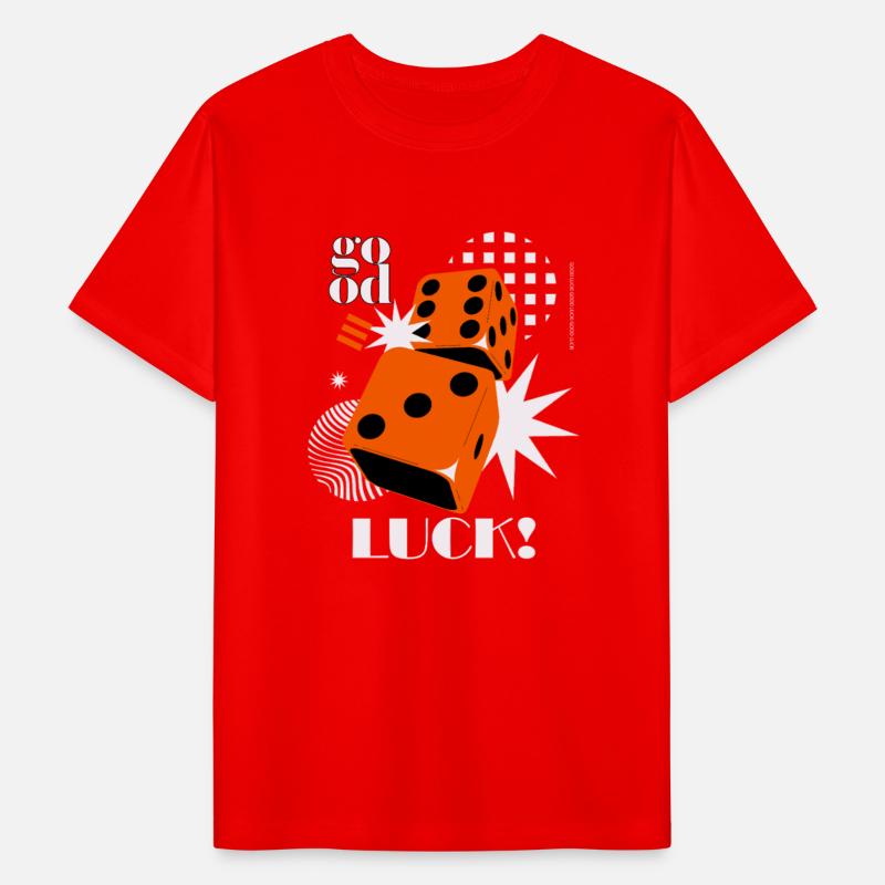 "Good Luck Dice – Retro Bold Graphic Design"