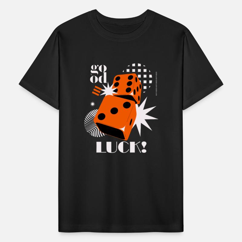 "Good Luck Dice – Retro Bold Graphic Design"