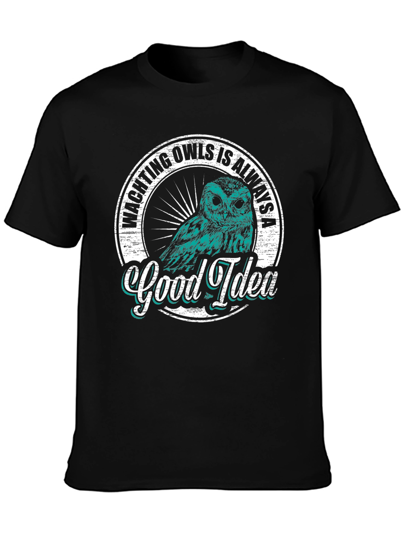 Owl Watching Good Idea Graphic T-Shirt