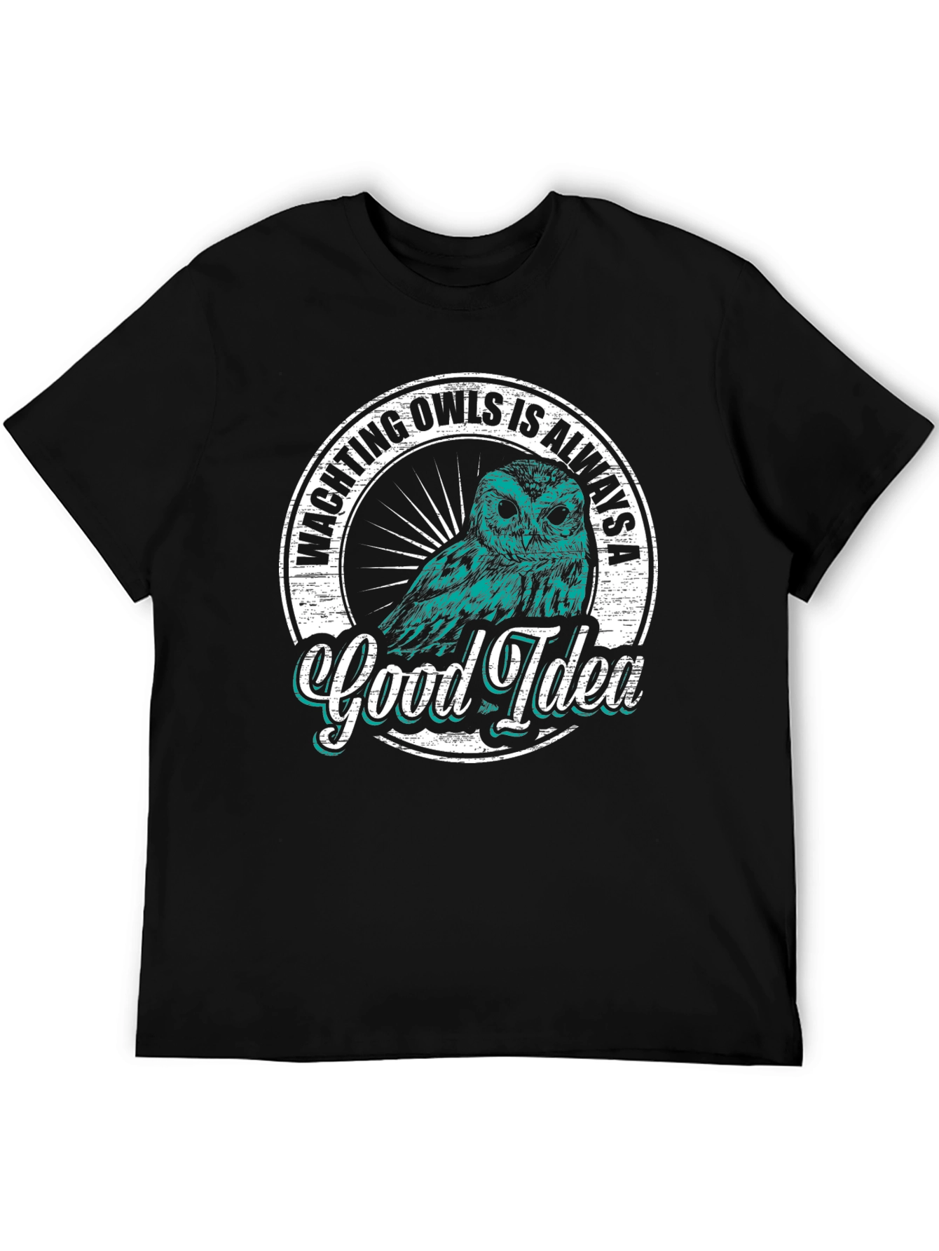 Owl Watching Good Idea Graphic T-Shirt