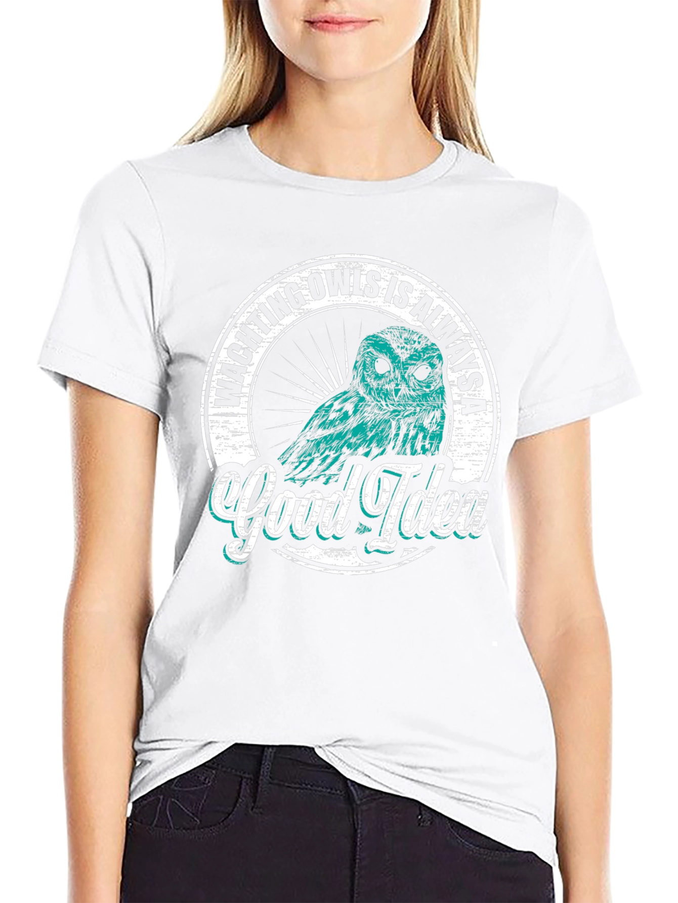 Owl Watching Good Idea Graphic T-Shirt
