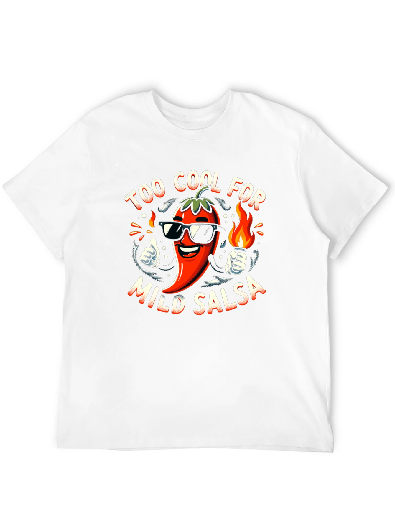 Too Cool For Mild Salsa Black Graphic Tee