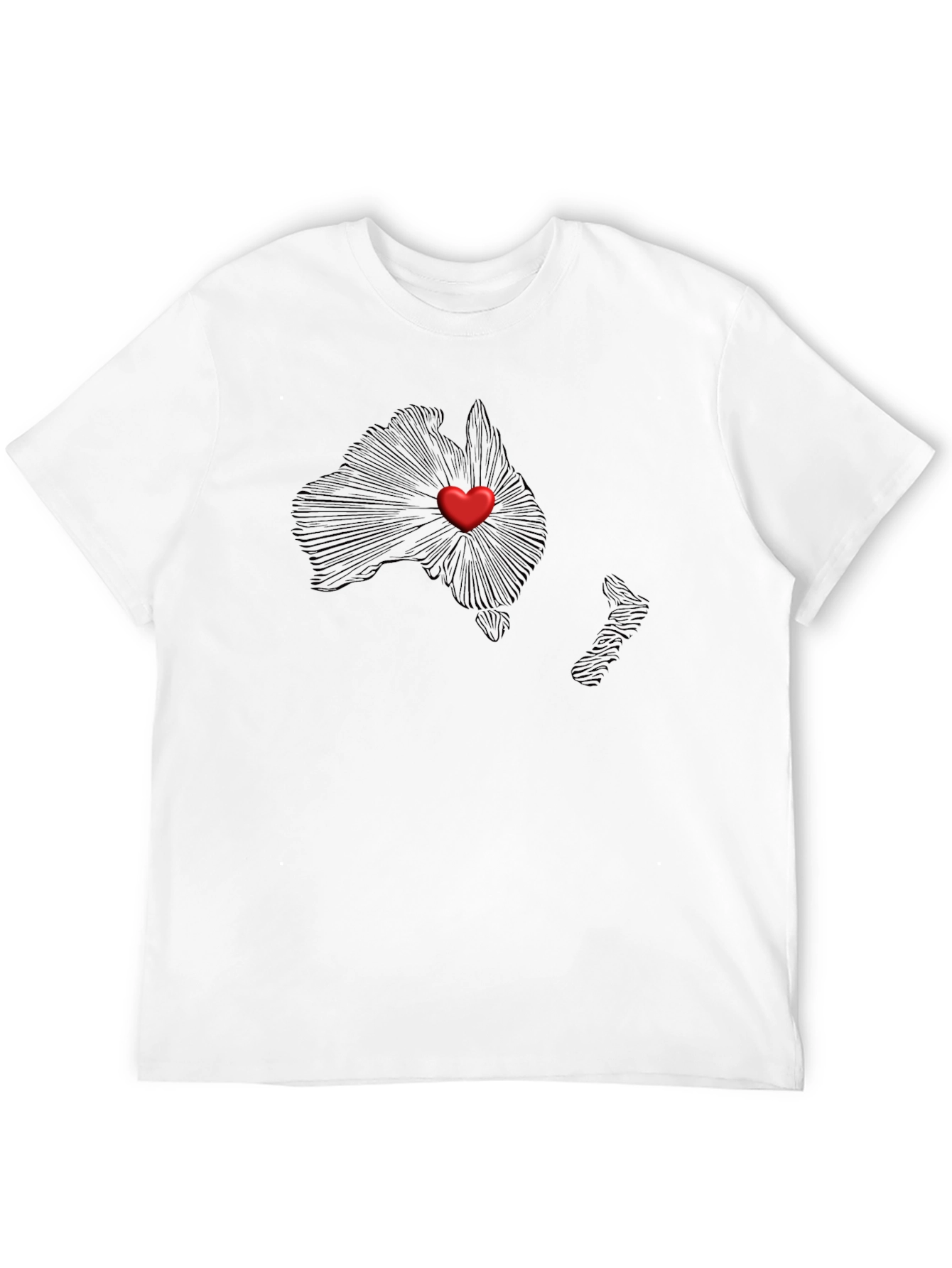 Australia Love Heart T-Shirt
